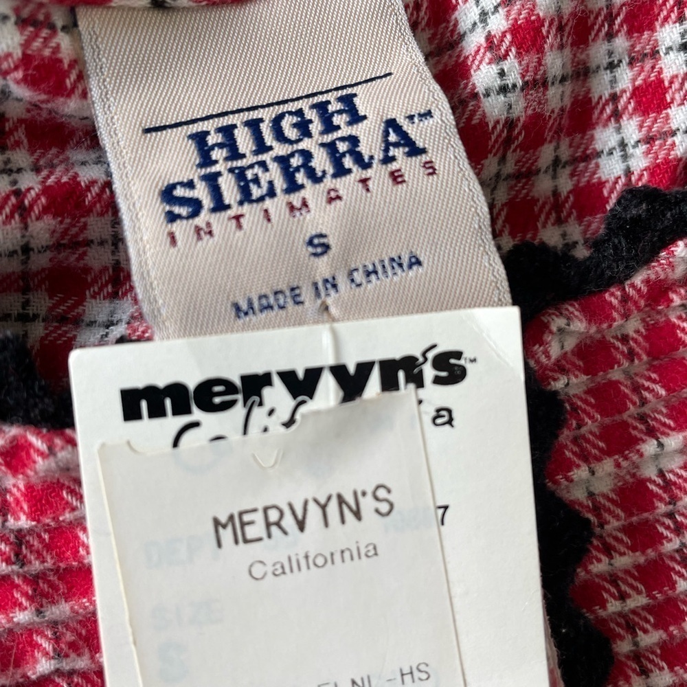 Vintage High Sierra Pajamas From Mervyn’s Size S - Picture 6 of 6